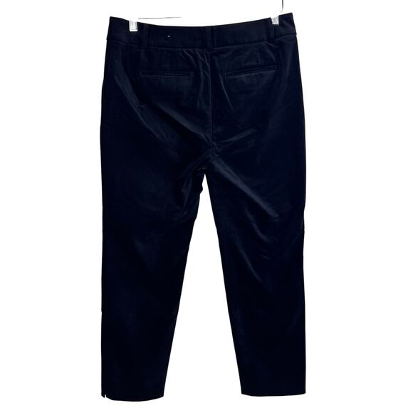 TALBOTS Heritage Ankle Pants Women's 8P Black Velvet (F523) - Picture 2 of 8